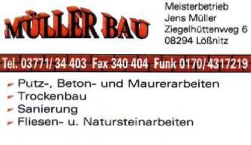 Müller Bau aus Lößnitz